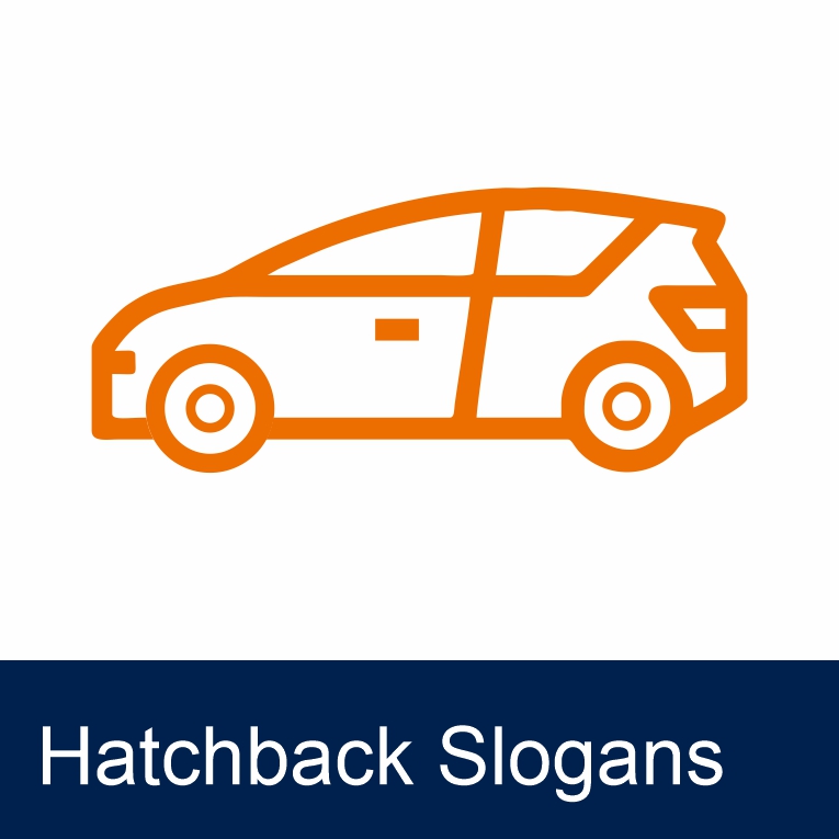 Hatchback Slogan Stickers